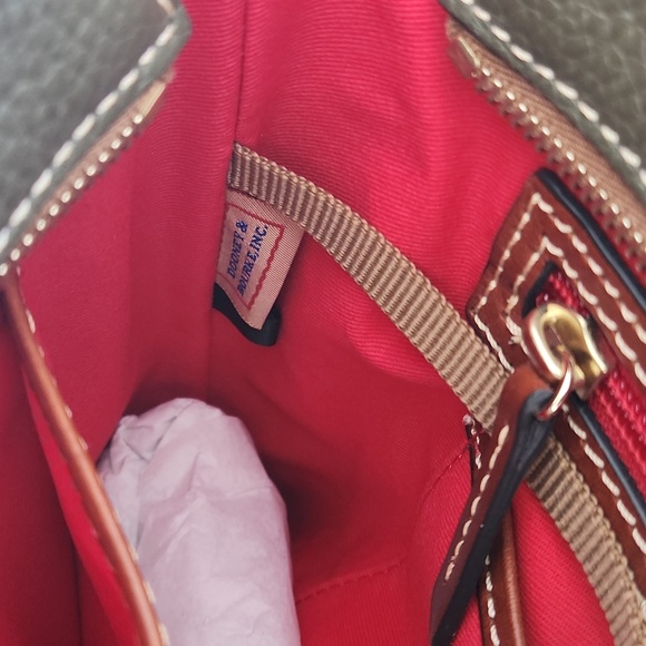 NWOT Dooney & Bourke Moss Green Pebbled Leather Lexington Shopper Tote 💚🎁 - Picture 13 of 17